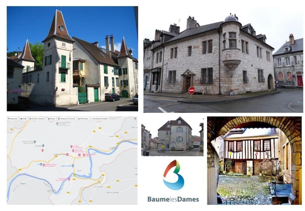Appartement Meuble Duplex T3. Baume-les-Dames Bagian luar foto